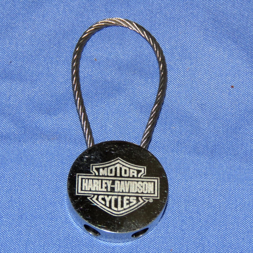 Harley Davidson Chrome Keychain